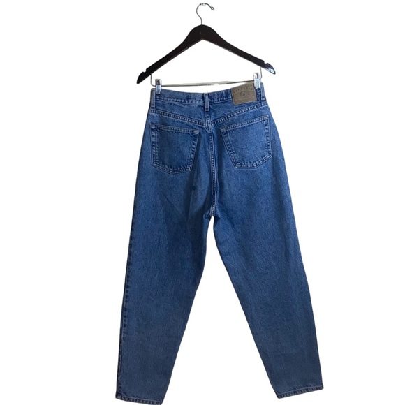 Gap Reverse Fit Denim Vintage 90s Medium Wash High Rise Mom Jeans Size 10 Ankle - Picture 12 of 16